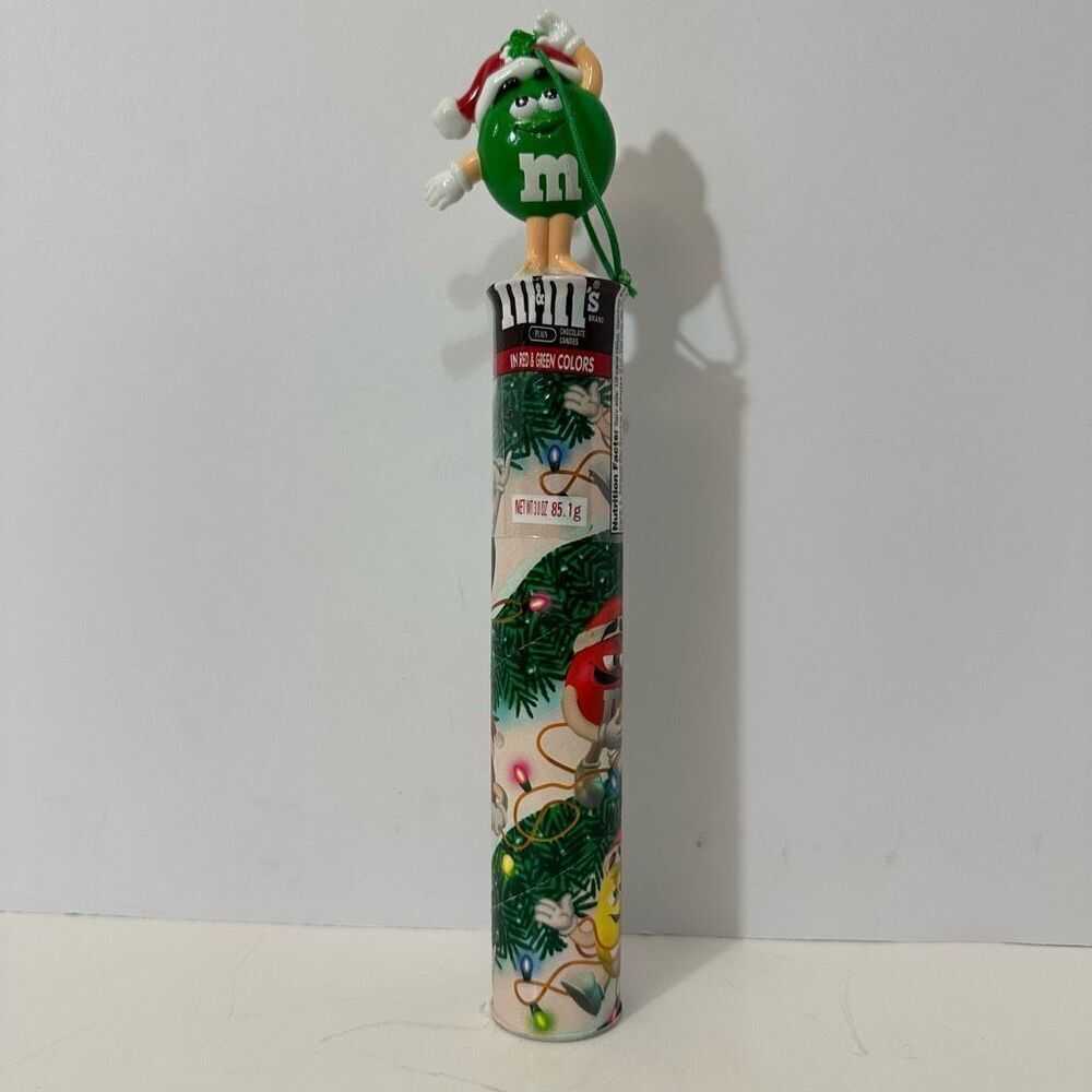 VintageโGreen M&M CandyโOrnament